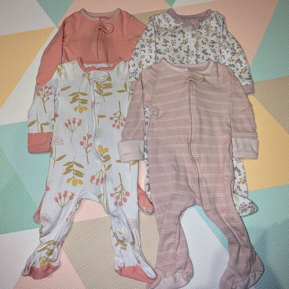 Cloud Island footed pajamas set, 3-6 months - Picture 1 of 2